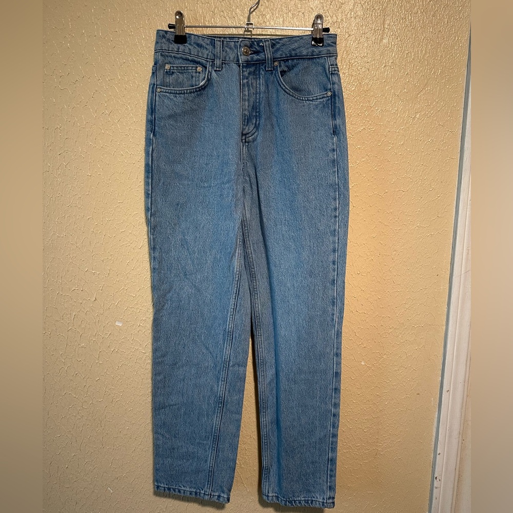 BOLONGARO TREVOR Straight Fit Jeans‎ Size 25 Cotton Button Fly